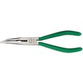 Stahlwille Tools Snipe nose plier w.cutter (radio- or telephone pliers) L.160 mm head polished handles dip-coated 65306160